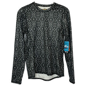 Women's Medium Hot Chillys Micro-Elite Chamois Crewneck Base Layer NEW